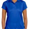 Harriton Womens 4 Oz Polytech Polo Royal