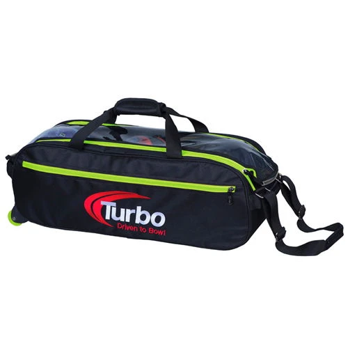 Turbo Pursuit Slim Triple Tote/Roller Lime/Black 3 Turbo Pursuit Slim Triple Tote/Roller Lime/Black