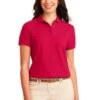 Port Authority Womens Silk Touch Polo Shirt Red -Bowling Equipment Store 1ccd16c4 79ef 4b94 b9cb 953279edf92c