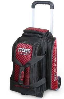 Storm Rolling Thunder 2 Ball Roller Black/Checkered Red