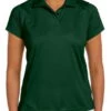 Harriton Womens 4 Oz Polytech Polo Green