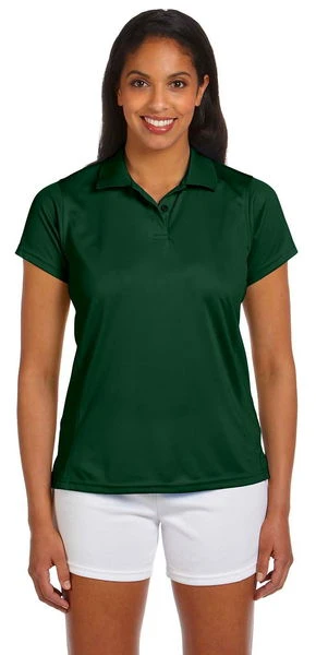 Harriton Womens 4 Oz Polytech Polo Green 3 Harriton Womens 4 Oz Polytech Polo Green