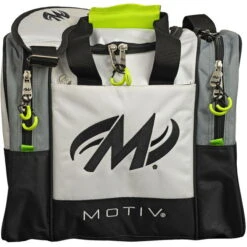 Motiv Shock Single Tote Blizzard White -Bowling Equipment Store 27065ae2 650a 49ac 8fec 1dfc18db8517