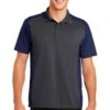 Sport-Tek Mens Colorblock Micropique Sport-Wick Polo Grey/Navy -Bowling Equipment Store 41330337 e2cb 491f b2c6 1bb76cde8a74