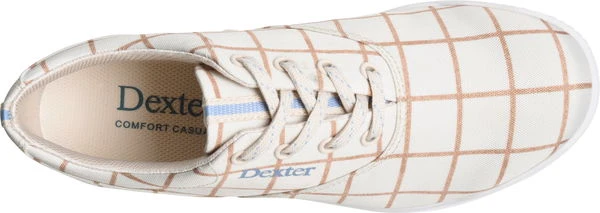 Dexter Womens Kerrie Cream Plaid 4 Dexter Womens Kerrie Cream Plaid - Image 2