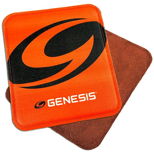 Genesis Pure Pad Grafix Buffalo Leather Ball Wipe Orange 3 Genesis Pure Pad Grafix Buffalo Leather Ball Wipe Orange