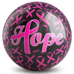 OnTheBallBowling Pink Ribbon Hope Ball