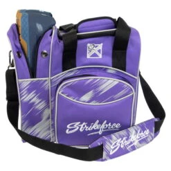 KR Strikeforce Flexx Single Tote Purple/Silver Scratch -Bowling Equipment Store 5636e9ea cae1 4152 b12f ba4893d2ab0c