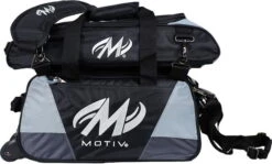Motiv Ballistix Double Tote Covert Black -Bowling Equipment Store 594e8506 ab39 4e21 89d4 f15728de7070