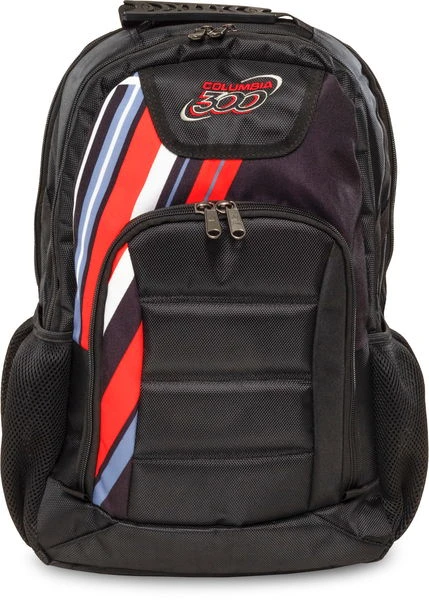 Columbia 300 Dye-Sub Backpack Black/Red 3 Columbia 300 Dye-Sub Backpack Black/Red
