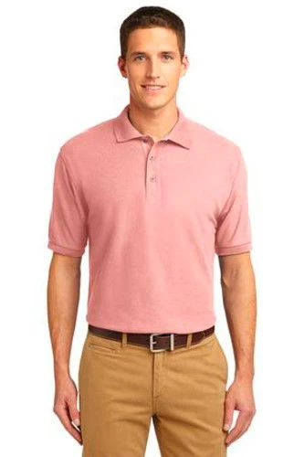 Port Authority Mens Silk Touch Polo Shirt Light Pink 3 Port Authority Mens Silk Touch Polo Shirt Light Pink