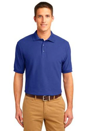 Port Authority Mens Silk Touch Polo Shirt Mediterranean Blue 3 Port Authority Mens Silk Touch Polo Shirt Mediterranean Blue
