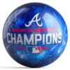 OnTheBallBowling MLB Atlanta Braves 2021 World Series Champs Fireworks Ball -Bowling Equipment Store 979be4ac da30 425d 91af 72fd9e274831