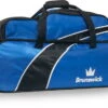 Brunswick Edge Triple Rolling Tote With Shoe Pouch Blue -Bowling Equipment Store be0c38b5 b351 46ac 9391 0e0295ecb6ff