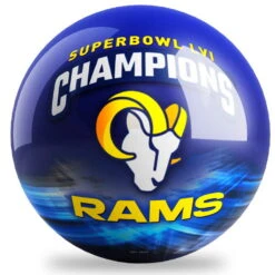 OnTheBallBowling Super Bowl LVI Champions LA Rams Ball -Bowling Equipment Store be77474f f53b 4fd9 a17c 11aa334c8e4c