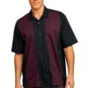 Port Authority Retro Camp Shirt Black/Burgundy 2 Port Authority Retro Camp Shirt Black/Burgundy -Bowling Equipment Store c14bd02d aa8c 40ee 82d8 e5925a7c8788