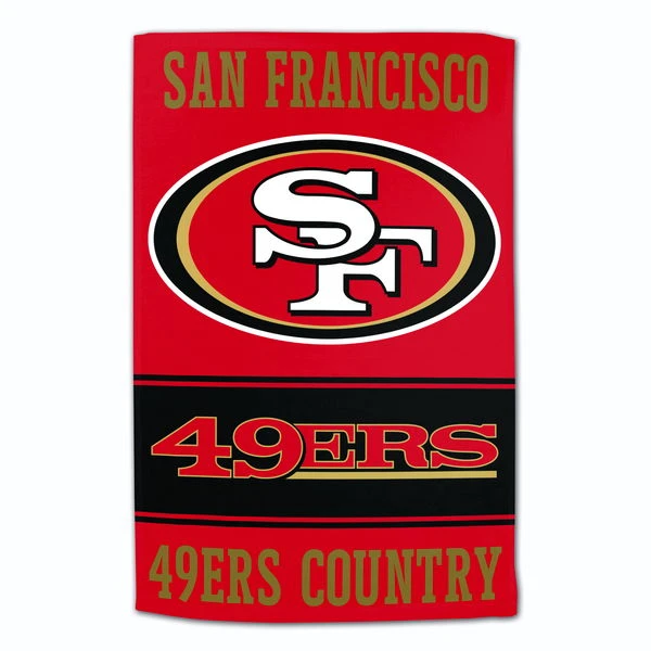 WinCraft NFL Towel San Francisco 49ers 16X25 3 WinCraft NFL Towel San Francisco 49ers 16X25