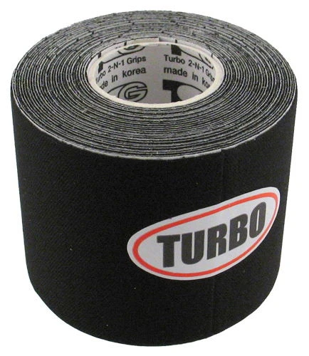 Turbo 2-N-1 Grips Black Patch Tape Roll 3 Turbo 2-N-1 Grips Black Patch Tape Roll